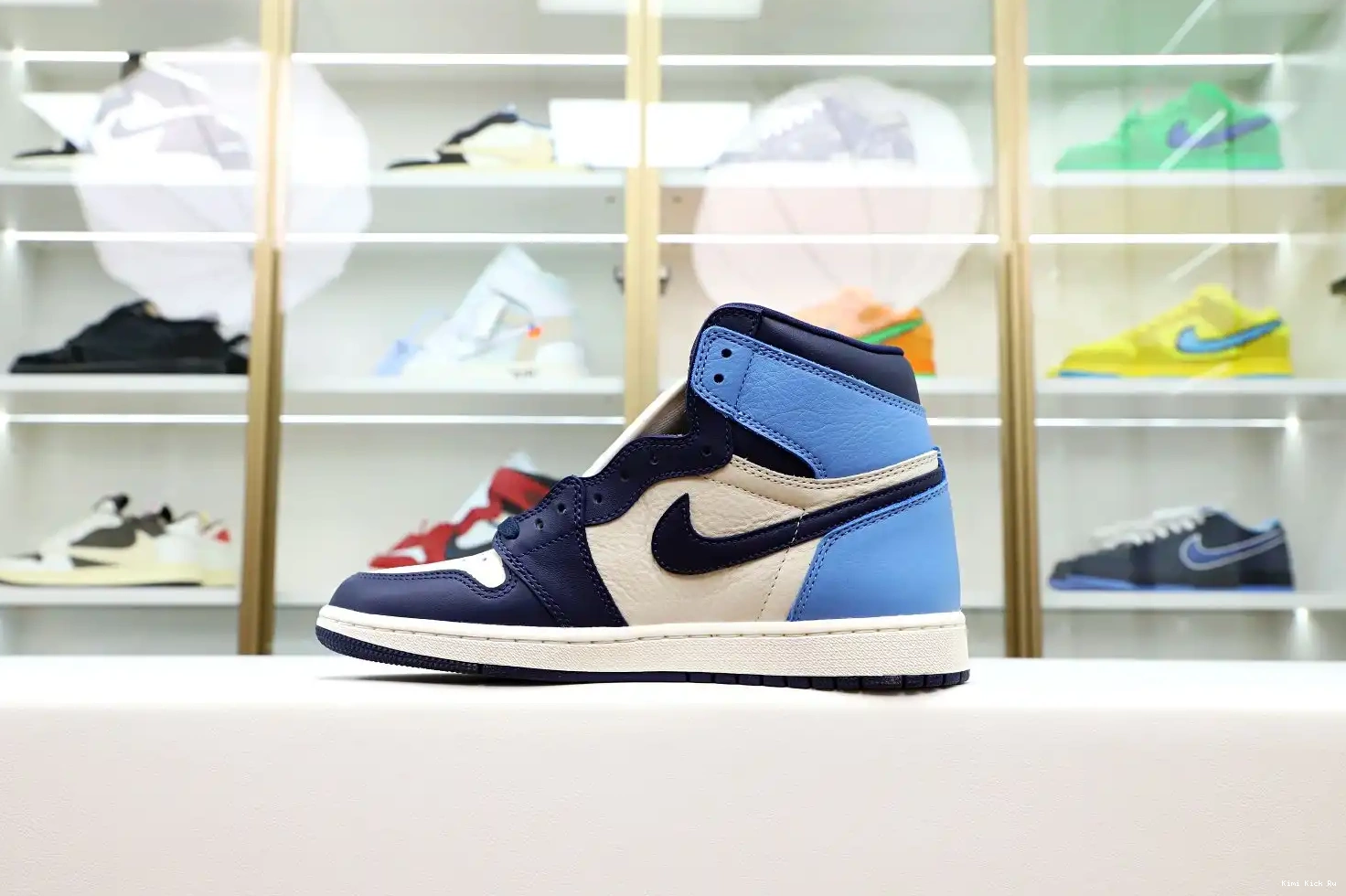 RETRO 'OBSIDIAN' OG JORDAN Kimikick AIR HIGH 1 0522
